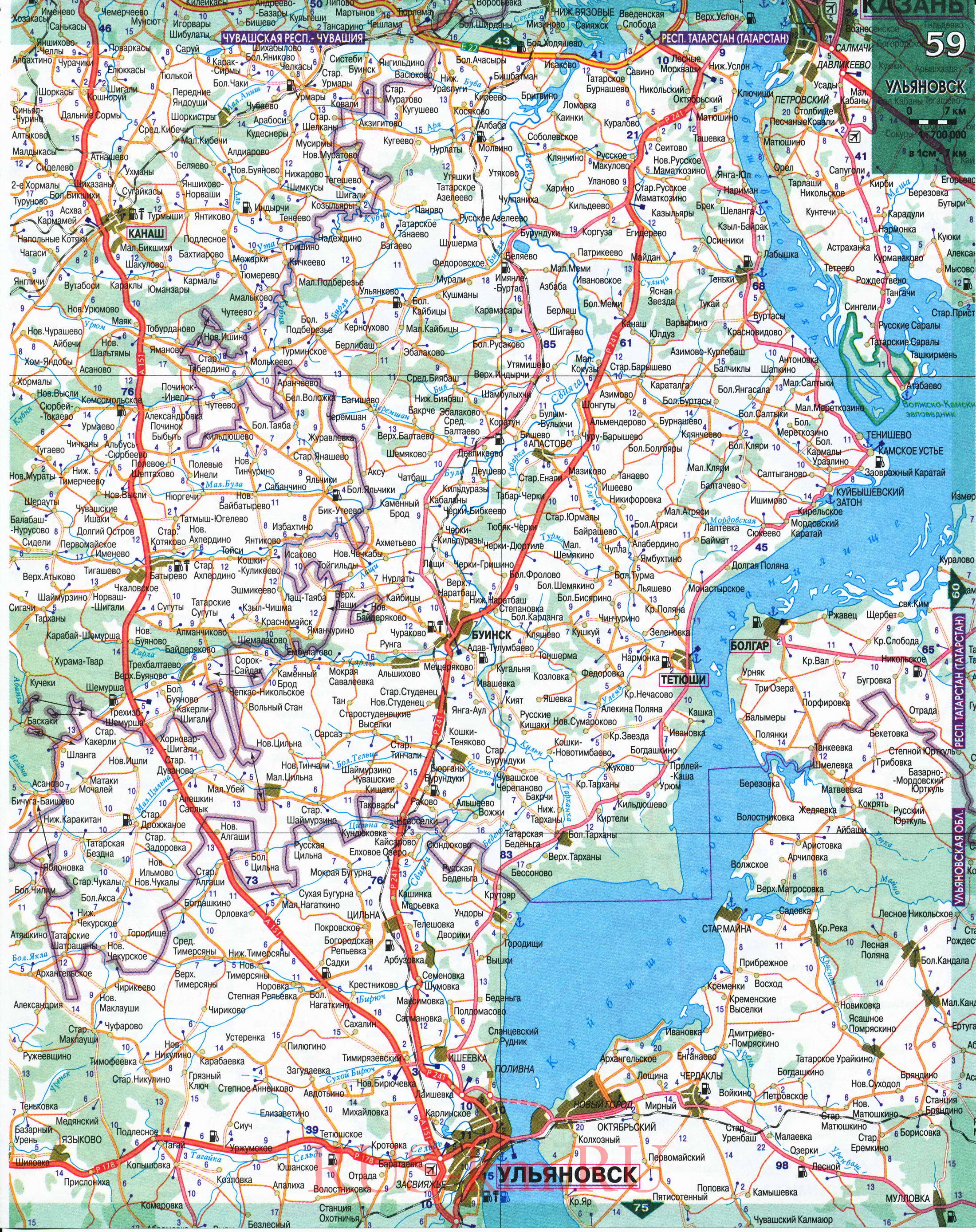 drivers map ulyanovsk