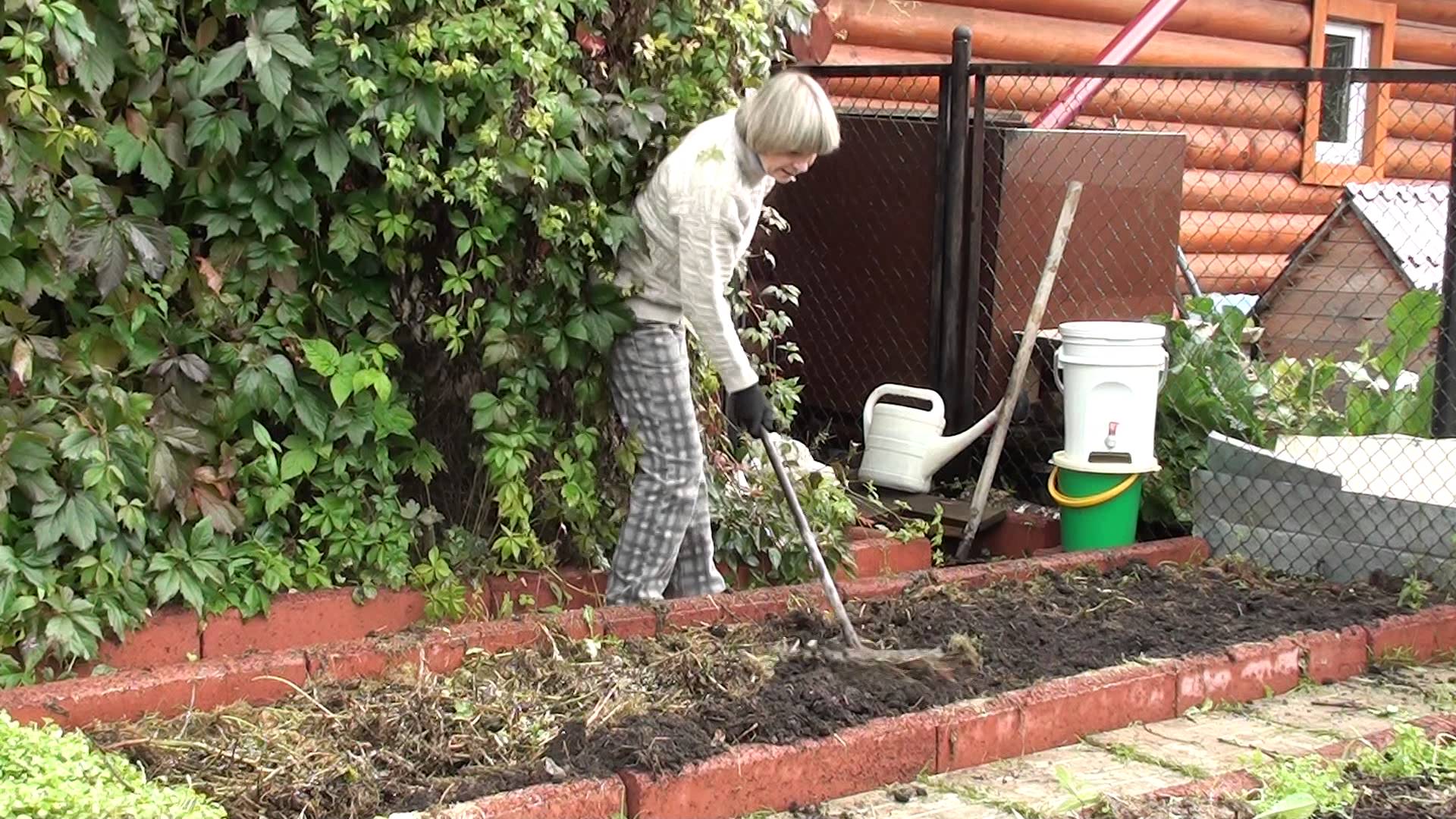 Preparing the garden