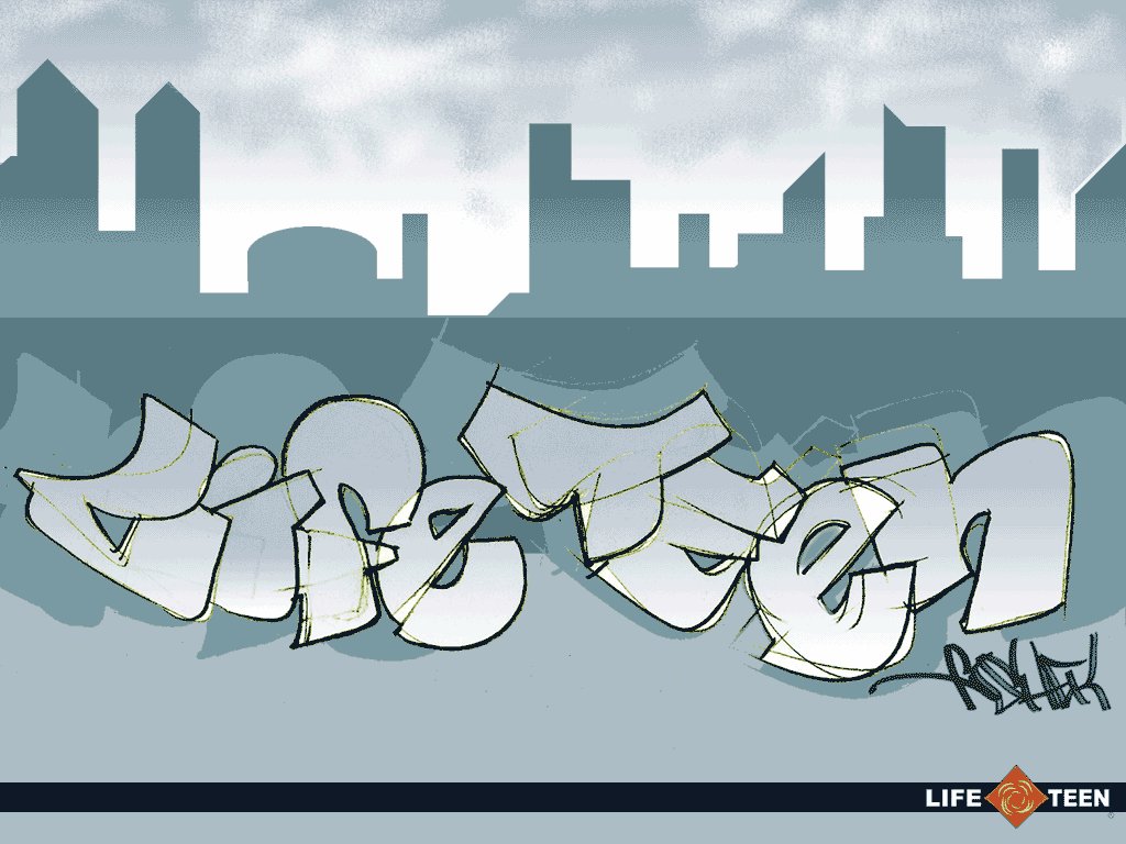 logo Vkontakte - graffiti